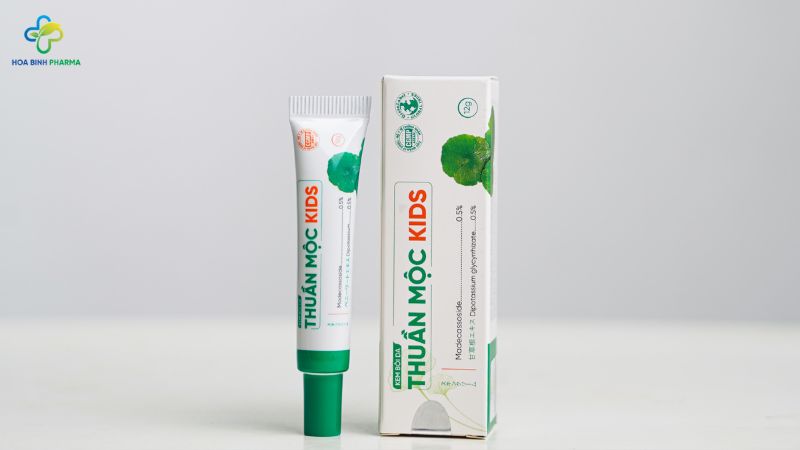 Kem bôi da Thuần Mộc Kids cho làn da nhạy cảm của trẻ