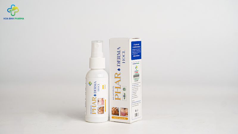 Nước muối điện hoá Phar Derma hỗ trợ sát khuẩn và bảo vệ da, mũi, họng cho bé