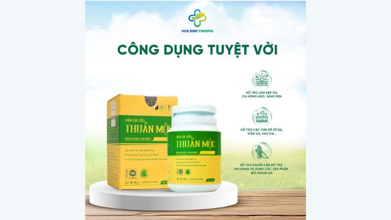 Không chỉ chăm sóc từ bên ngoài, viên uống Thuần Mộc được thiết kế để hỗ trợ từ bên trong với các thành phần dược liệu đông y quý
